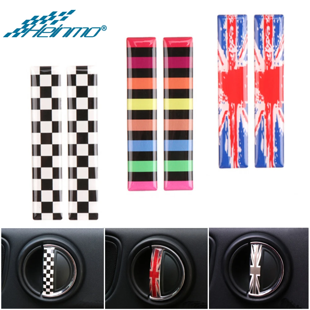 

For MINI Cooper F60 F56 F55 F57 Car Interior Front Pull Door Handle Sticker for MINI Clubman F54 Styling Decoration Accessories