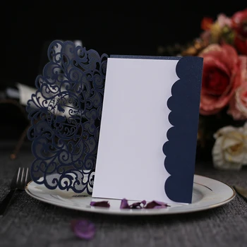 

Hot 20pcs Bird Pattern Invitation Cards Laser Cut Invitations Cards Kits for Wedding Birthday Party Anniversary with Inner Shee