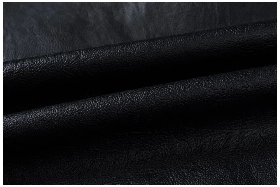 Autumn and Winter Leisure Motorcycle Stitching Pu Leather Jacket Men's Fashion Stand-up Collar Retro Warm PU Leather Jacket