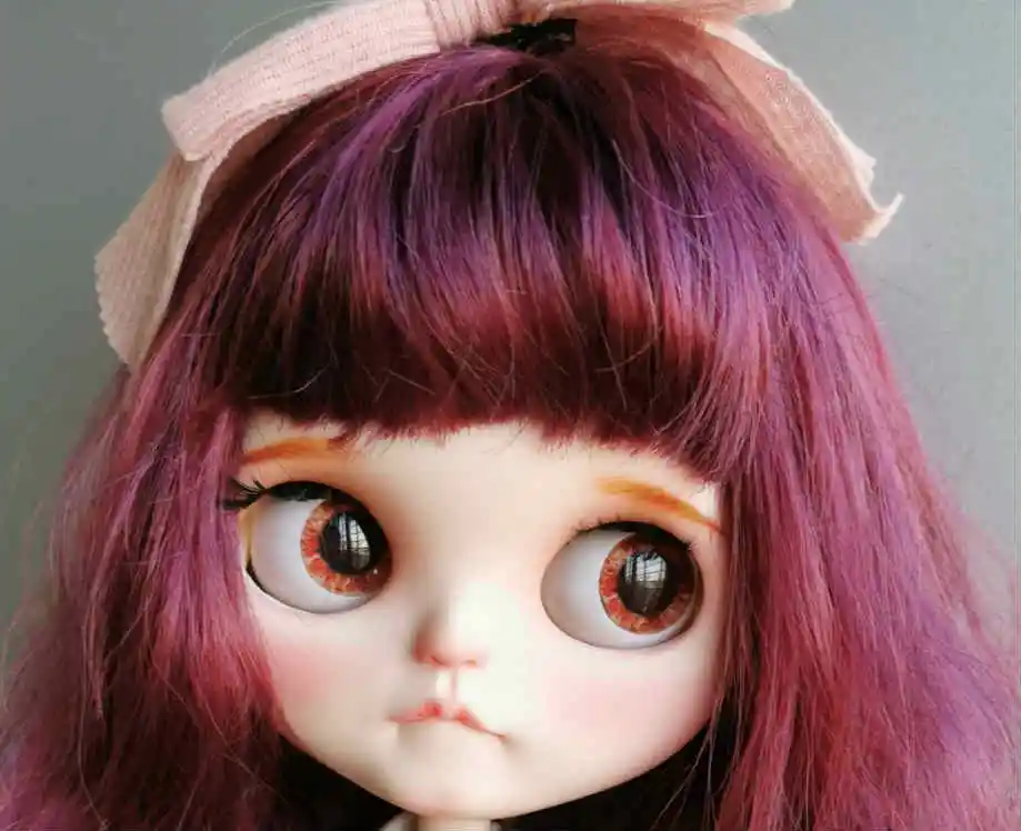Face plate no eye Предпродажа изготовление на заказ кукла DIY Обнаженная blyth кукла 20190912 - Цвет: Face plate no eye