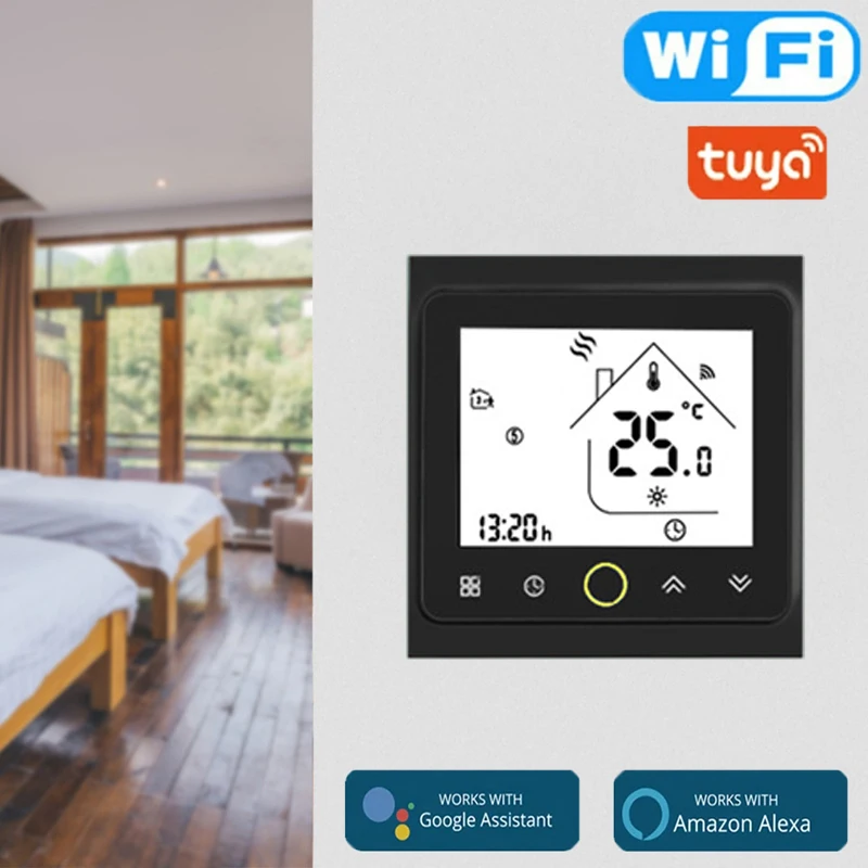 Смарт-термостат программируемый с Wi-Fi и управлением через приложение |