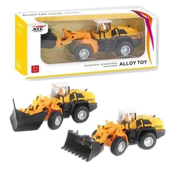 

Boy's Toy Alloy Building Car Pull Back Bulldozer Engineering Car Model Children's Toy Gift