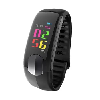 

WI11 Smart Band 0.96" OLED Color Screen Heart Rate Monitor Pedometer Waterproof Wristwatch Tracker Sport
