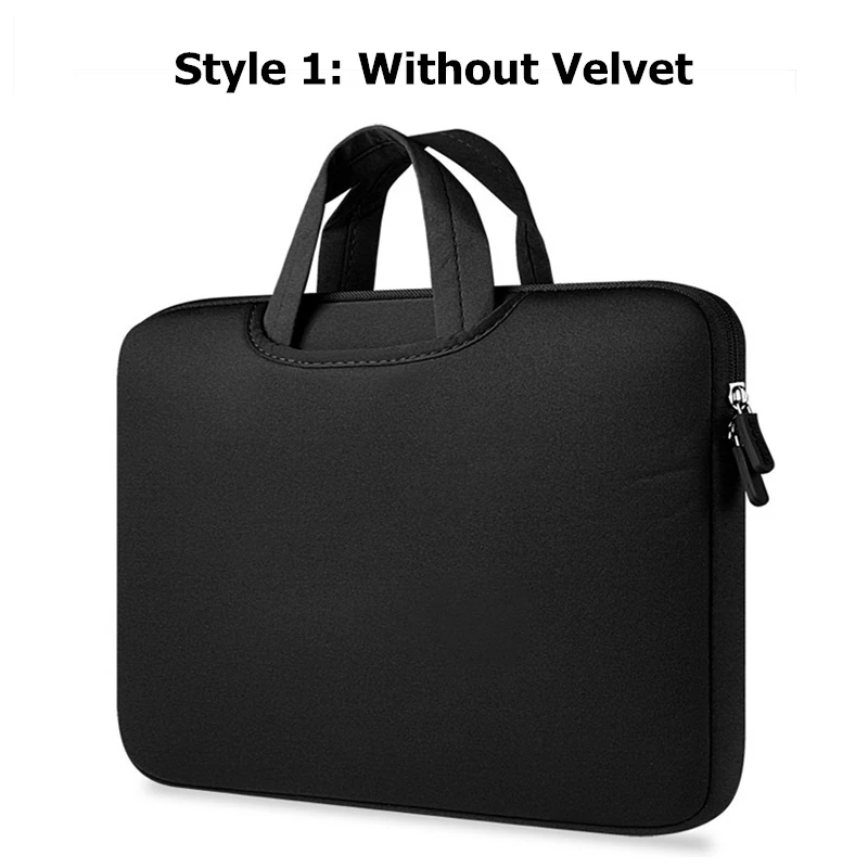 BinFul сумка для ноутбука 11 12 13 14 15 15,6 чехол для Dell lenovo hp samsung Asus Toshiba Surface Pro Ultrabook notebook - Цвет: Black no Velvet