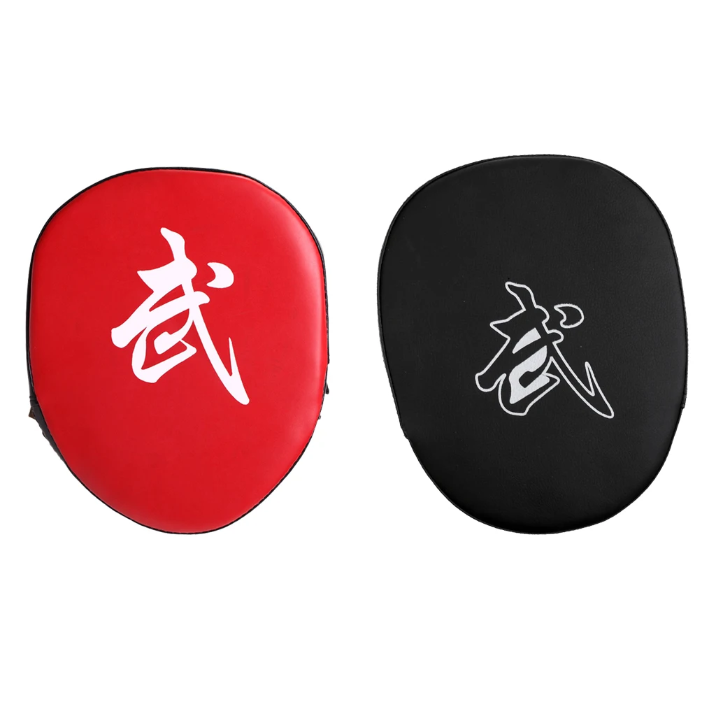 2 Piece Boxing Target Punching Pad Strike Shield Karate Muay Thai Taekwondo Gloves