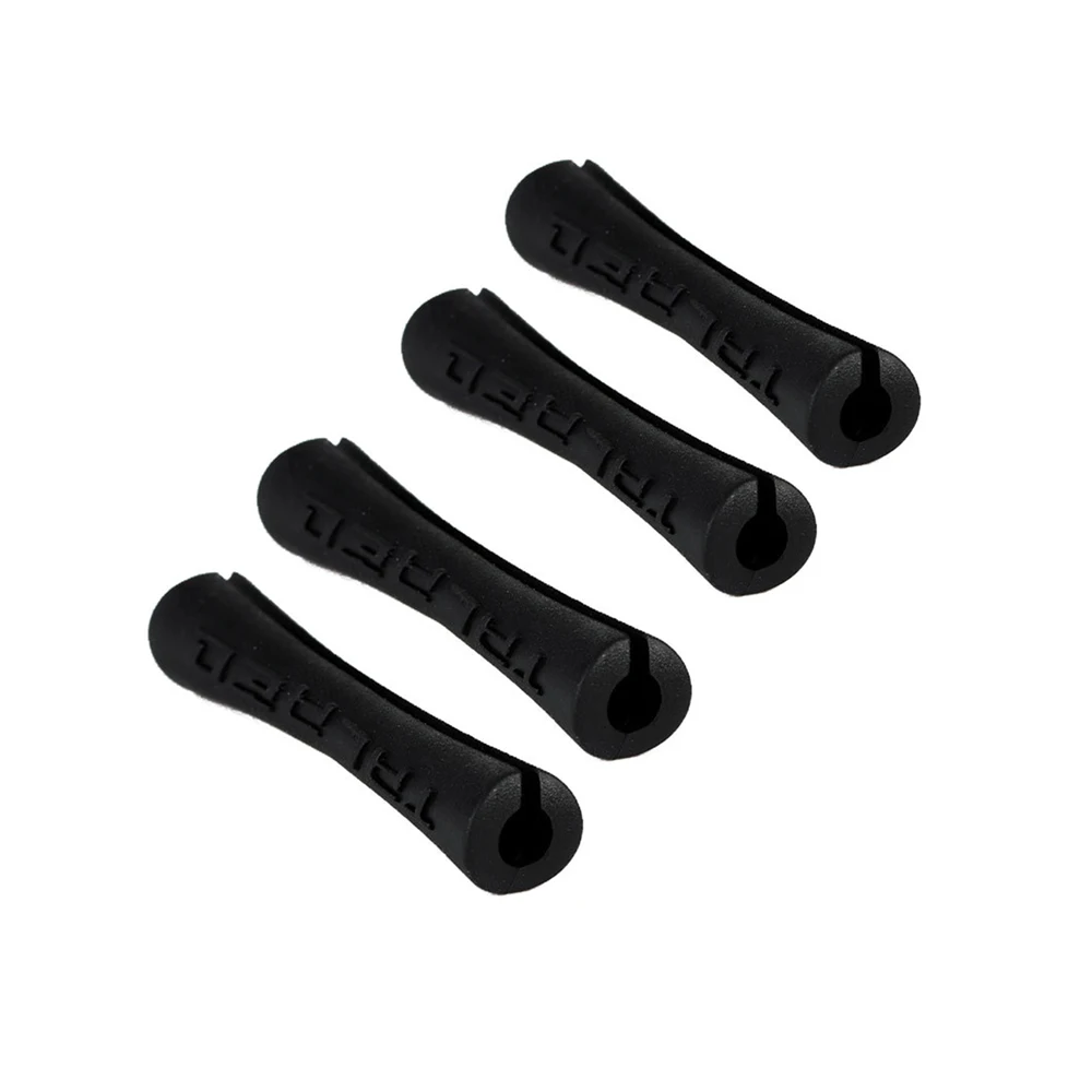 4Pcs Bicycle Sleeve Rubber Cable Protector Red Black Ultralight Pipe Line Brake Shift MTB Bike Frame Cable Guides Protect BC0176 (3)