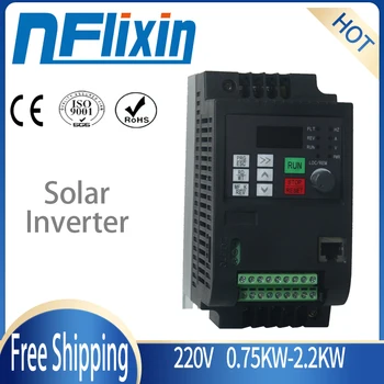 

For Europe !220v 0.75Kw/1.5Kw/2.2Kw/7.5KW VFD Frequency Inverter 1 P2 20v Input 3 P 380V Output 10A Motor Speed Control