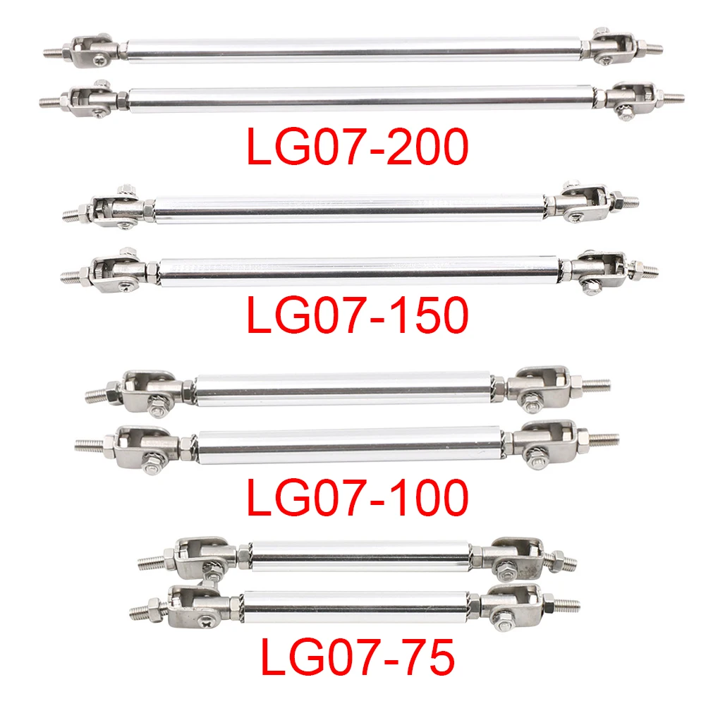 1 пара сплиттер стержней поддержка бар диффузор Универсальная регулируемая стойка галстук передний задний бампер губы протектор металлические украшения Air плотины