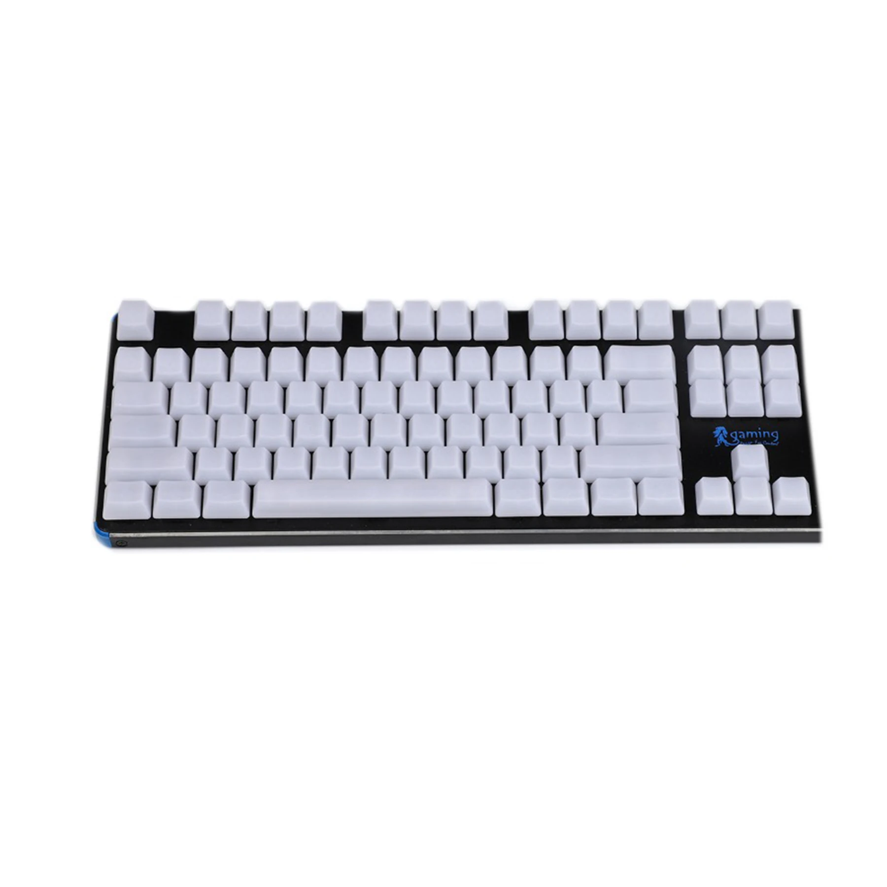 brilho em branco da névoa do leite do abs da chave do iso do ansi do perfil do oem através dos keycaps para teclado mecânico rgb keychron