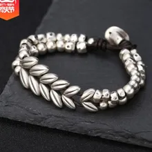 Стиль браслеты дружбы человек bracalete 925 серебро 18 см