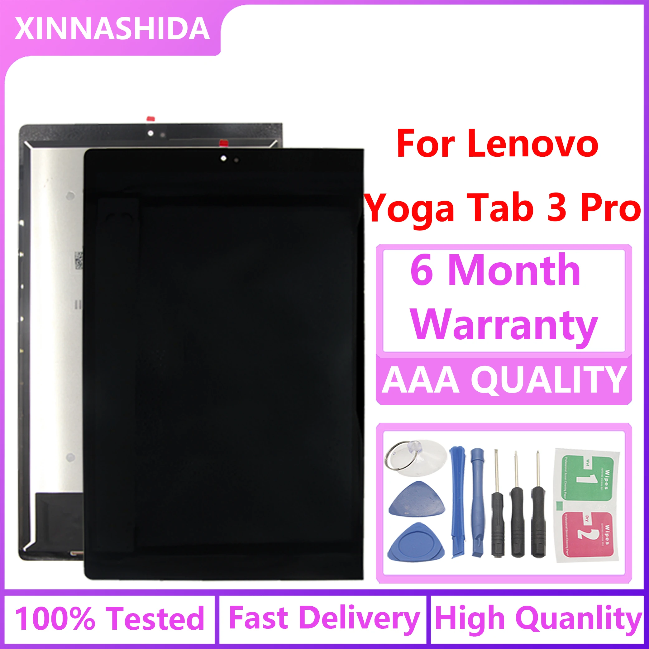 Для Lenovo Yoga Book YB1-X90F YB1-X90 YB1-X90LTablet LCD дисплей дигитайзер сенсорный экран стеклянная