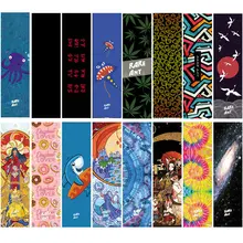 New Professional Skateboard Grip tape 84*23cm Multi Graphic Griptapes For Scooter Sandpaper Skate Deck Grips Stickers Drop Ship