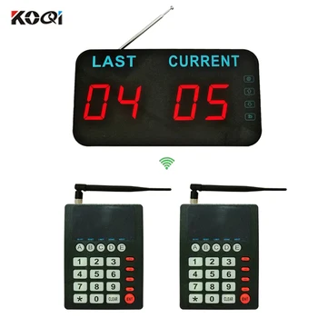 

1 Display 1 Keypad Queue System With Voice Strong Signal 200M in open area Customer Service Take A Number