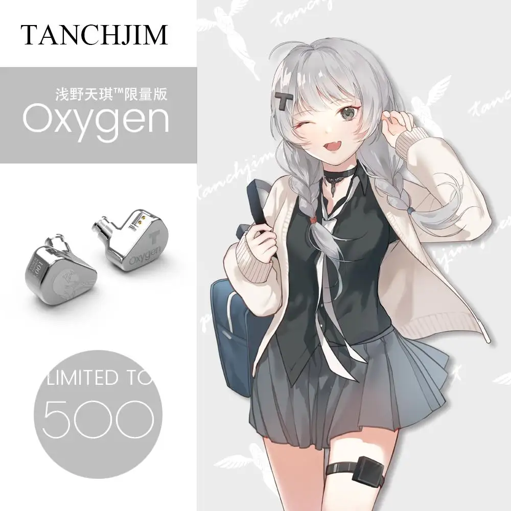 

TANCHJIM Oxygen Asano TANCH Limited Edition Dynamic 3.5mm Line Type In ear HiFi Music Monitor DJ Studio Earphones Earbuds