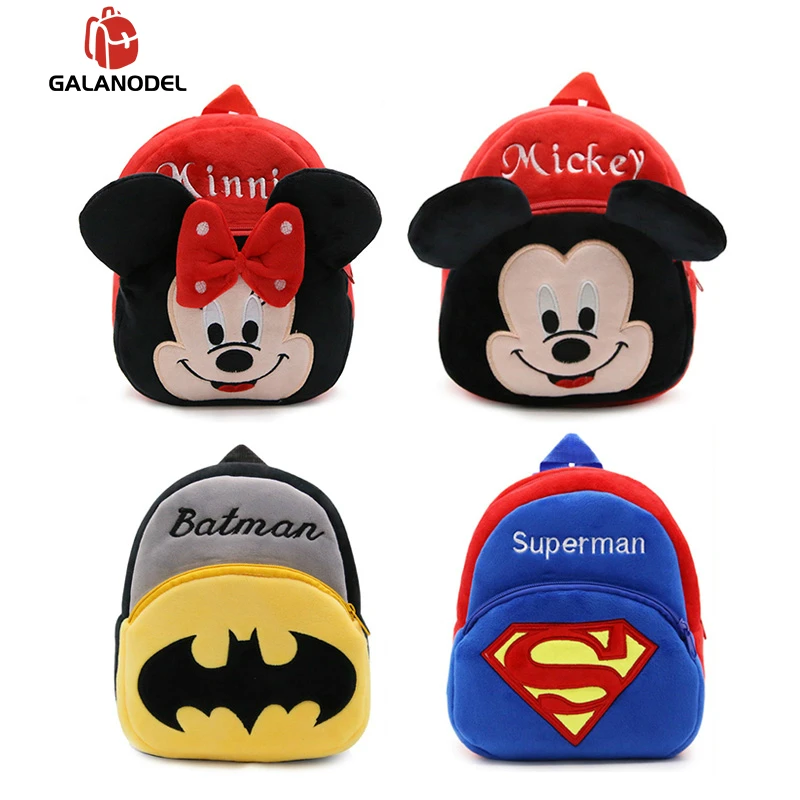 Новый Детский плюшевый рюкзак Мультяшные сумки детские школьные милый детский