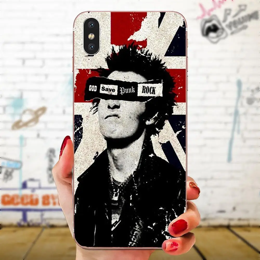 Мягкий чехол из ТПУ с Новое поступление года для Huawei Honor 4C 5A 5C 5X6 6A 6X7 7A 7C 7X8 8C 8S 9 10 10i 20 20i Lite рro в стиле «панк-рок» - Цвет: as picture