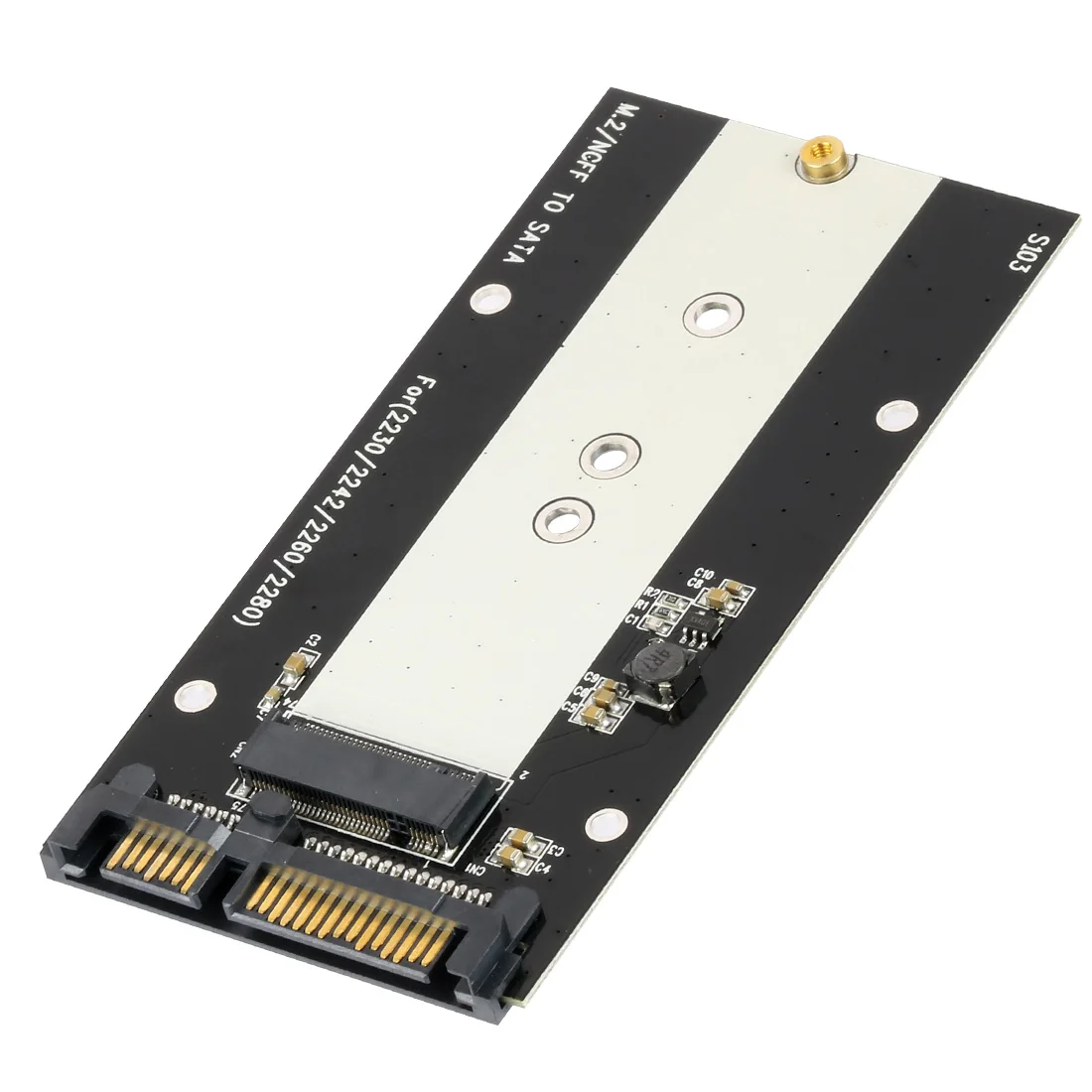 B Ключ M.2 NGFF SSD на SATA 2," 7+ 15 22 Pin адаптер конвертер для 2230 2242 2260 2280 M.2 SSD для компьютера настольный компьютер