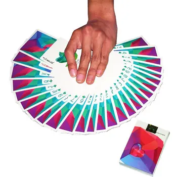 

Diamond Poker Card Black Core Paper Creative Magic Playing Cards Gift 88*63mm