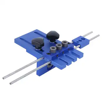 

Hole Opener 3-in-1 Punch Locator Positioning Tool Woodworking Accessory Hardware Parts Aluminum Alloy