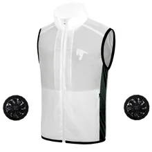 Летний охлаждающий вентилятор, жилет, умный кондиционер, одежда, Защита от солнца, ветровка, пальто, уличный жилет