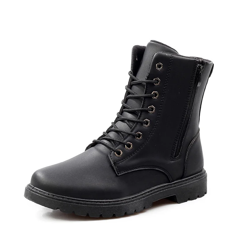 

2019 Autumn & Winter Men Hight-top Martin Boots Korean-style Classic Outdoor Workwear Men's Boot Popular Leather Boot