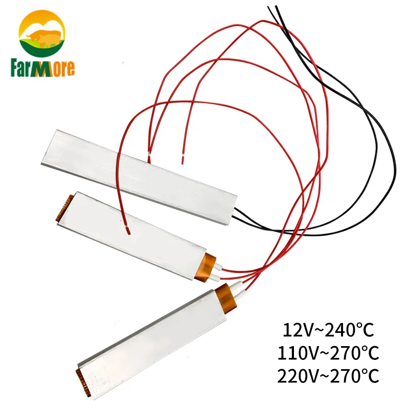 Egg Incubator 1-2Pcs Heating Element PTC Heater Ceramic Heated Incubator DIY Egg Incubator Accessories Incubation Equipment 220V/110V/12V