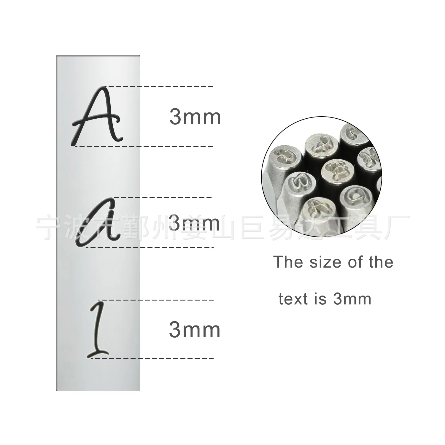 Letter Alphabet Number Stamping Punch Steel Die Letter&Digital Punch Stamp Pressing Kit for DIY Metal Belt Leather Craft Tool