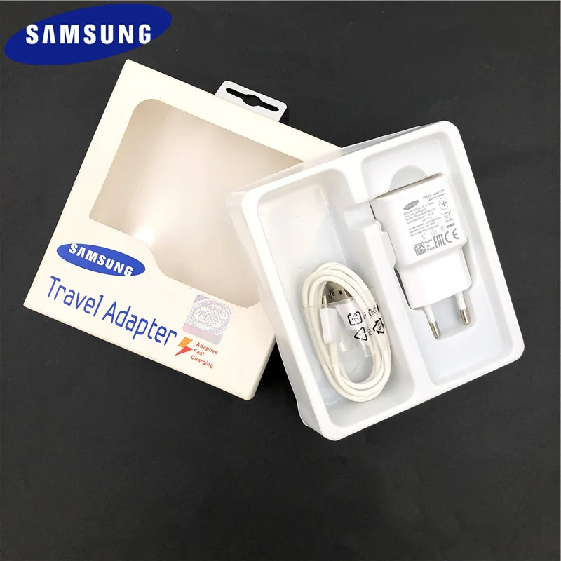 samsung 9V1. 67A ЕС быстрое зарядное устройство Адаптивное дорожное настенное зарядное устройство type C кабель для Galaxy S10 S8 S9 Plus Note 10 9 8 Pro A70
