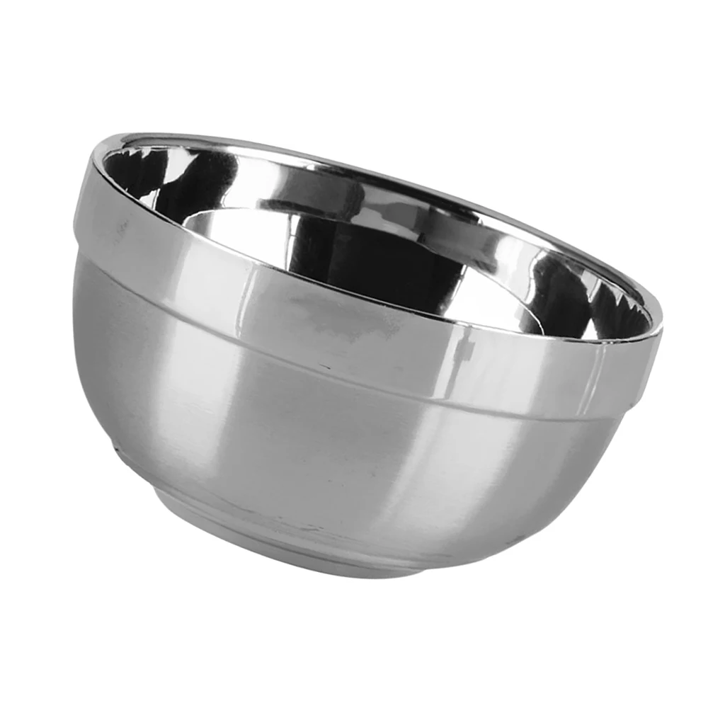 Insulated Stainless Steel Rice Soup Bowl Dinner Salad Serving Bowl Kids Bowl