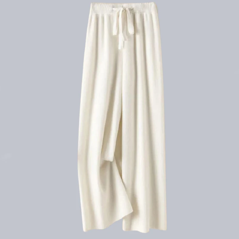 Korean Fashion New Drawstring High Waist Wide Leg Pants Women\'s Autumn Winter Straight Trousers Jogger Gym Loose Pants Female