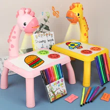 Projecteur Led pour enfants, Table de dessin artistique, jouet lumineux pour enfants, apprentissage éducatif de la peinture, outil de bureau