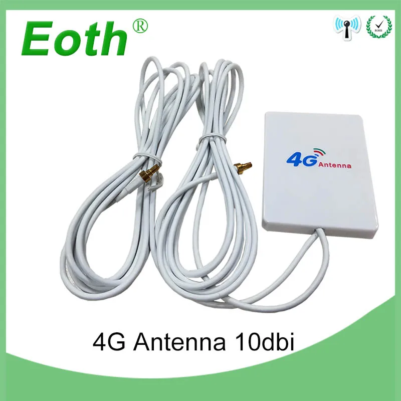 Антенна 3G/4G LTE CRC9 коннектор маршрутизатор 4G/LTE антенна 3G внешняя с кабелем 2 м для
