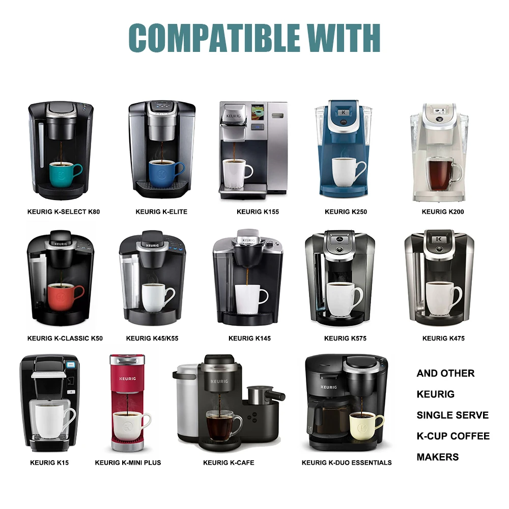 Капсульная чашка из нержавеющей стали подходит для Keurig K кофейная капсула с