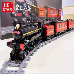 Bloc de construction avec Train à vapeur GWR 59002, créateur, Expert, briques de construction modulaires Moc, modèle technique 
