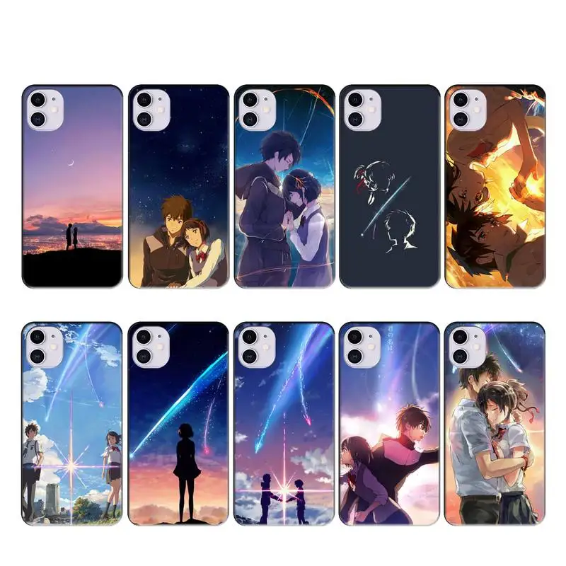 Милые чехлы с рисунком аниме для iPhone 11 чехол Pro Max XR 12 7 8 Plus аксессуары крышки |