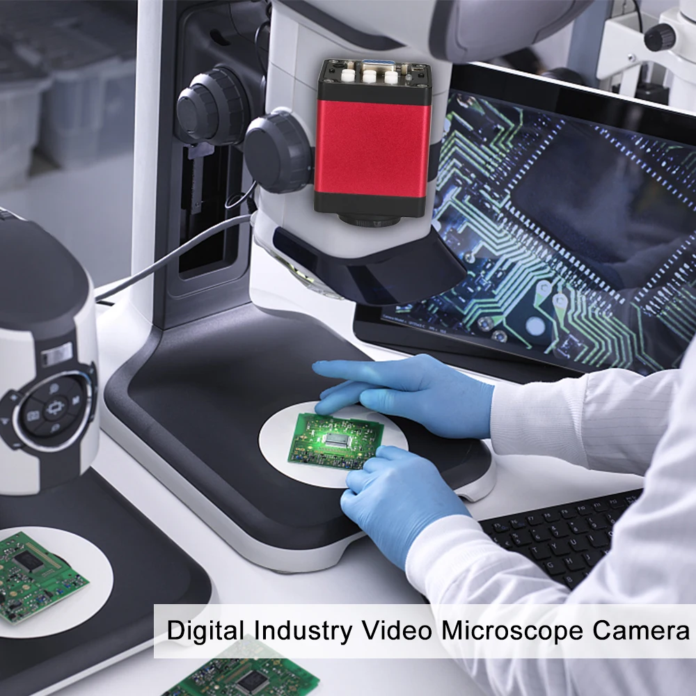 1.3MP 1/" цифровой HD VGA выходы промышленный микроскоп камера для лаборатории/телефона PCB пайки
