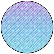 Красивый круглый ковер в виде русалки, ковры для гостиной, декоративные коврики для детской комнаты, коврики для спальни, современные коврики