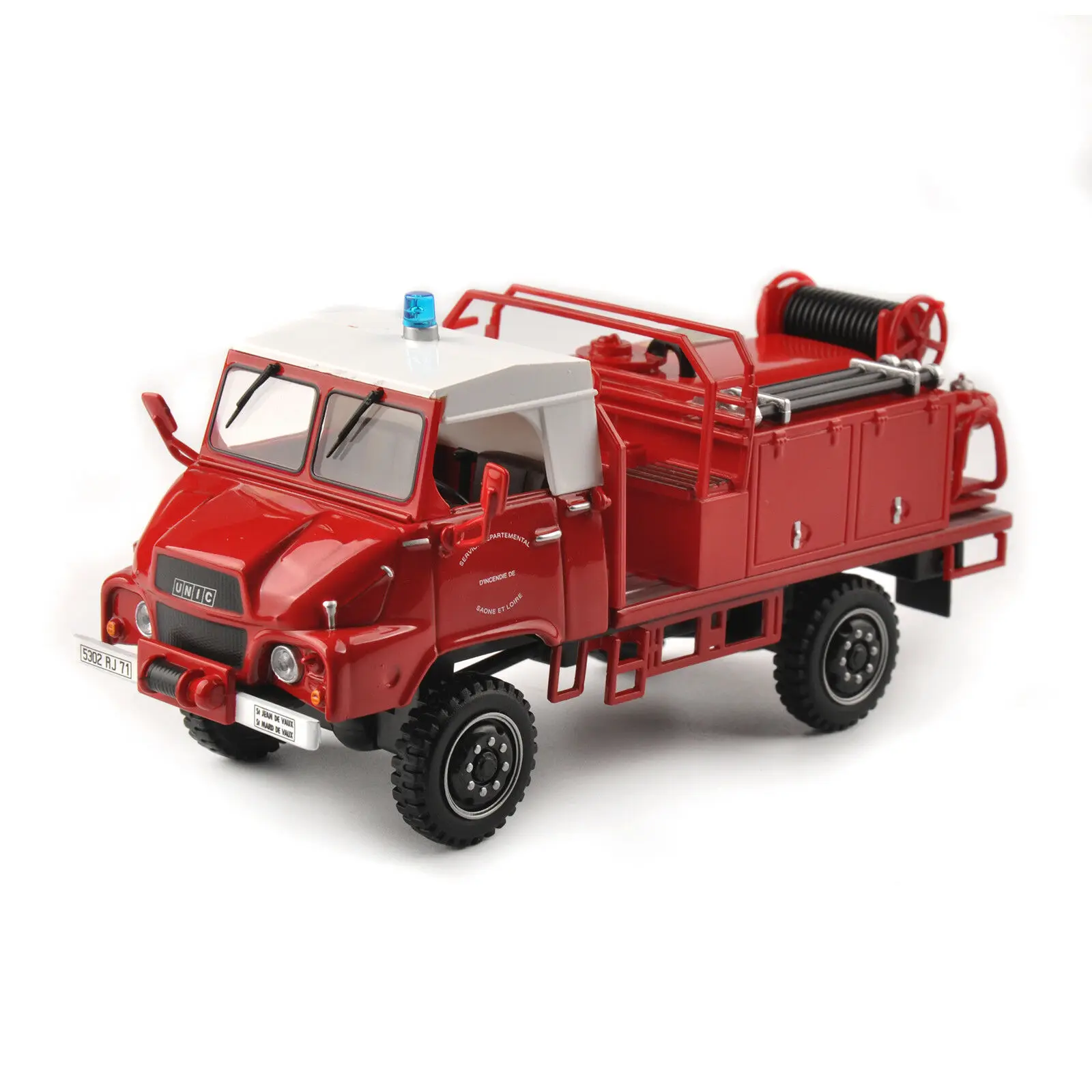 Nuovo 1/43 Unic Fire Truck Firetvehicel Engine Model Edition Collection Pompon Giocattoli Pressofusi In Lega
