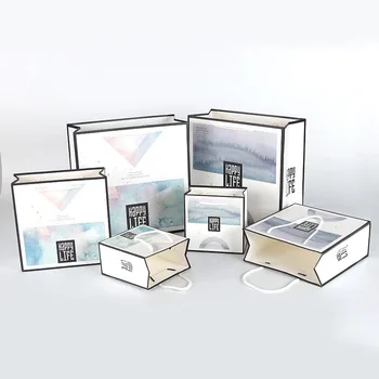 

Gift Bags party favors gift bags with handles Customized Square Paper Bags Gift Bags Shopping Bags Business Handbags Wholesale