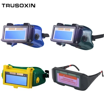 Solar Auto Darkening Welding Mask Welding Helmet Eyes Goggle/Welder Glasses Arc Protection Helmet for Welding Machine/Equipment safety helmet work welding mask safety mask arc labor protective mask hard hat welding protection welder gas
