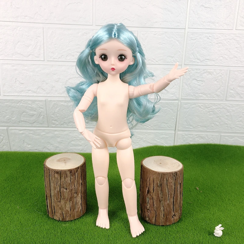 Новинка 1/6 шарнирная кукла с обнаженным телом 3D глаза 28 см игрушка для девочек