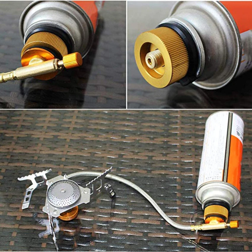 

Conversion Head Stove Burner Conversion Head Durable Gas Tank Bottle Adapter Outdoor Gas Tank Flat Gas Tank Gas Bottle Adapter