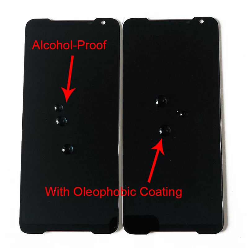 OTMIL Super AMOLED 6 59 LCD For ASUS ROG Phone II ZS660KL 1001D Genuine LCD Display 3