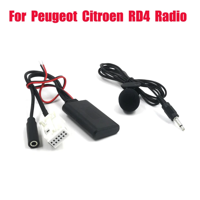 Biurlink Car Radio RD4 Bluetooth Music AUX Phone Call Handsfree MIC Adapter  For Peugeot for Citroen