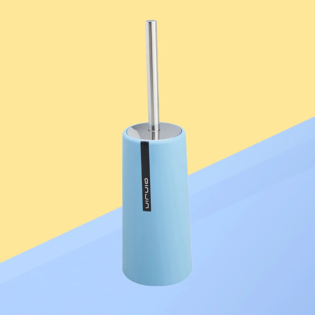 1 PC Toilet Brush Set with Stand Creative Soft Bristles Cleaning Brush set Toilet Brush Holder for Home Cleaning Bathroom Toilet