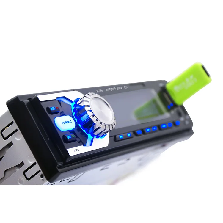 12V Универсальный Bluetooth Автомобильный MP3-плеер Одношпиндельные автомобильные монтируемые музыкальная открытка машины цветная версия 5001