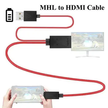 

1M 1080P HD TV Digital AV Adapter HDMI Cable USB 2.0 Code and Video HD Female Android tv Converter Smartphone For Android Samsun