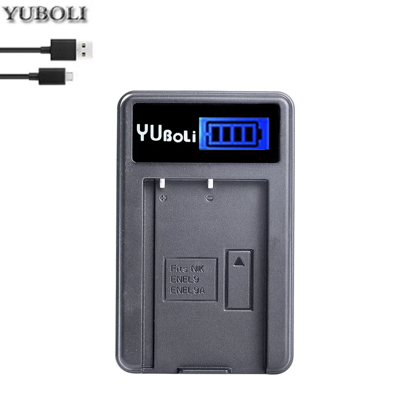 charger only EN-EL9 RU EL9 EN-EL9a RU EL9a EL9a литий-ионный аккумулятор цифровой Камера Батарея AKKU для Nikon EN-EL9a D40 D60 D40X D5000 D3000 Камера - Цвет: charger only