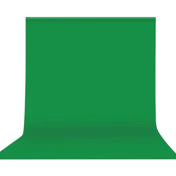 

3 x 4M / 10 x 13Ft Professional Green Screen Backdrop Studio Photography Background Washable Polyester-Cotton Fabric