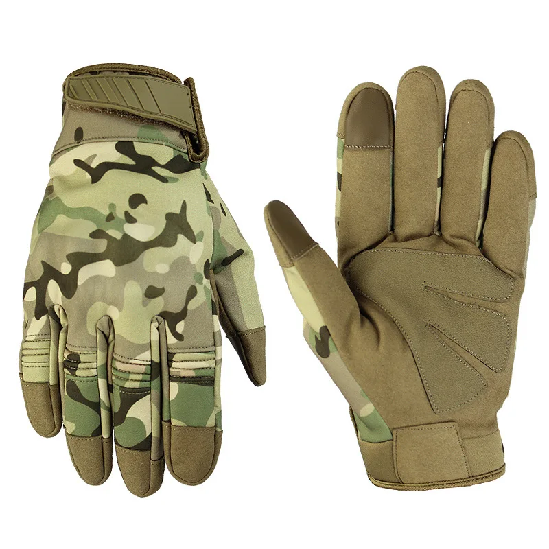

2020 New Mens Winter Camouflage Hunting Gloves Tactical Anti-slip Fishing Gloves Waterproof Touch Screen Skiing Camping Gloves